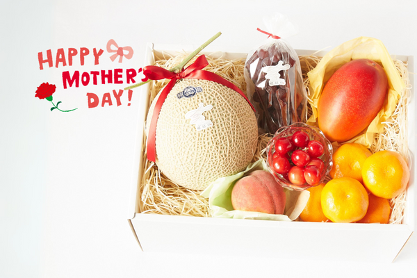 【母の日お届け】マスクメロンと完熟マンゴー/季節のフルーツセット