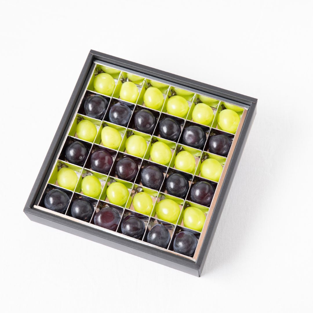 ④ grape Jewelry box　粒2kg ぶどう食べくらべ2種-ジュエリーボックス-